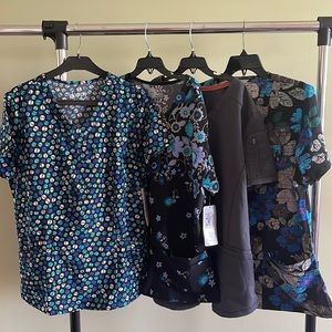 Lot of 4 NWT and like new Scrubs